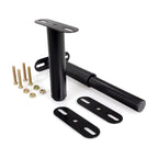 Pé Metálico em T Regulável 18,5–32,5 cm para Móveis e Estrados, até 180 kg, Preto