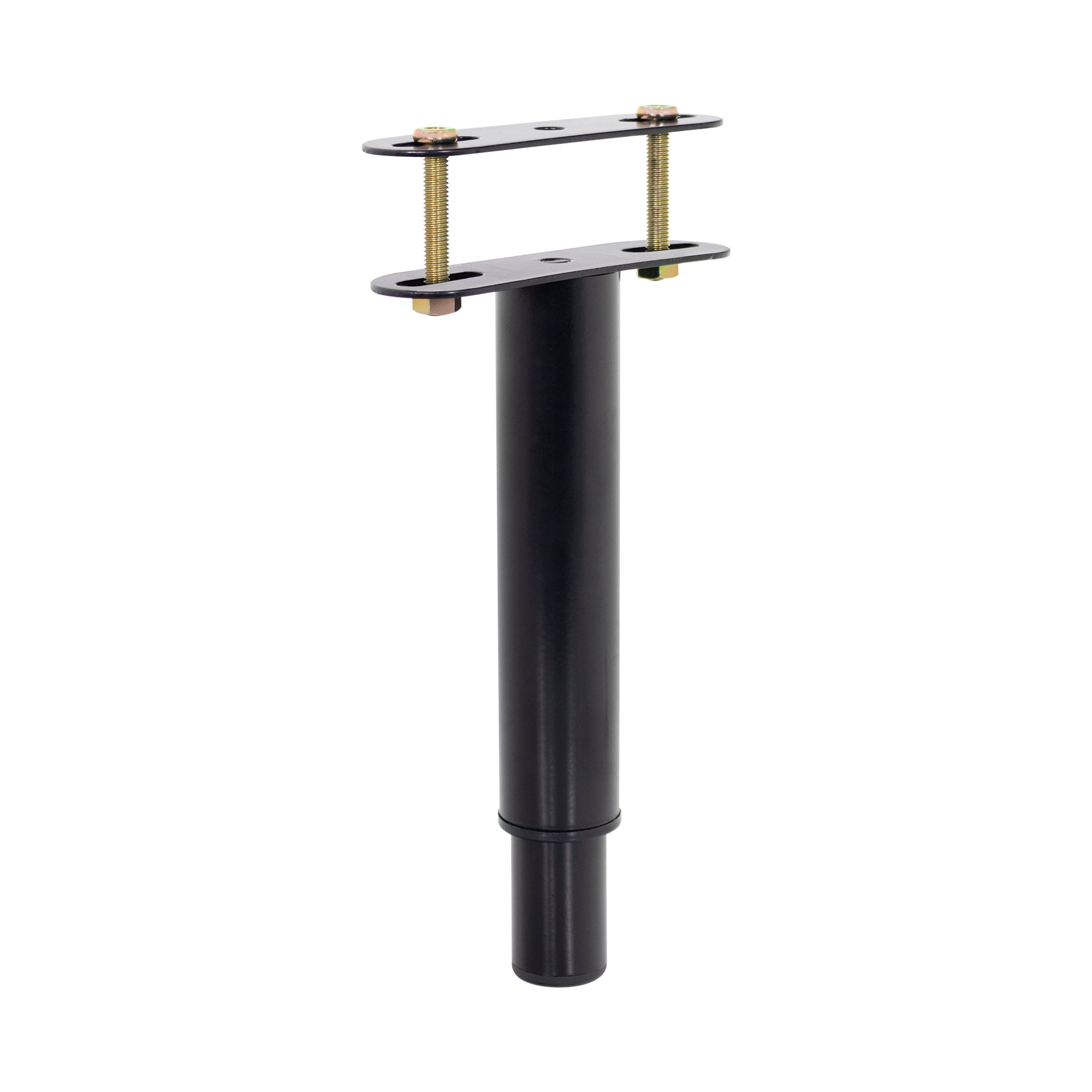 Pé Metálico em T Regulável 18,5–32,5 cm para Móveis e Estrados, até 180 kg, Preto