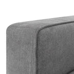 ANTHONY – Sofá de design moderno em poliéster cinzento (1 a 3 lugares)