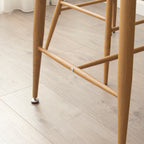 Conjunto de Mesa Edward Pollok com 4 Bancos de Bar – Altura 90 cm