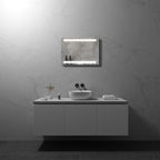 BEAM - Espelho de Casa de Banho Retangular com 2 Tiras de Luz LED