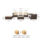 JAMAICA - Sofá de exterior