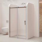 VIOLA - Frontal de duche com porta de correr em vidro temperado de 8 mm - Vários tamanhos