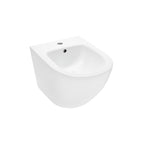 FRANCO - Bidé branco suspenso inclui torneira misturadora