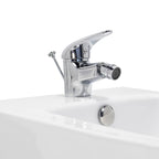 FRANCO - Bidé branco suspenso inclui torneira misturadora