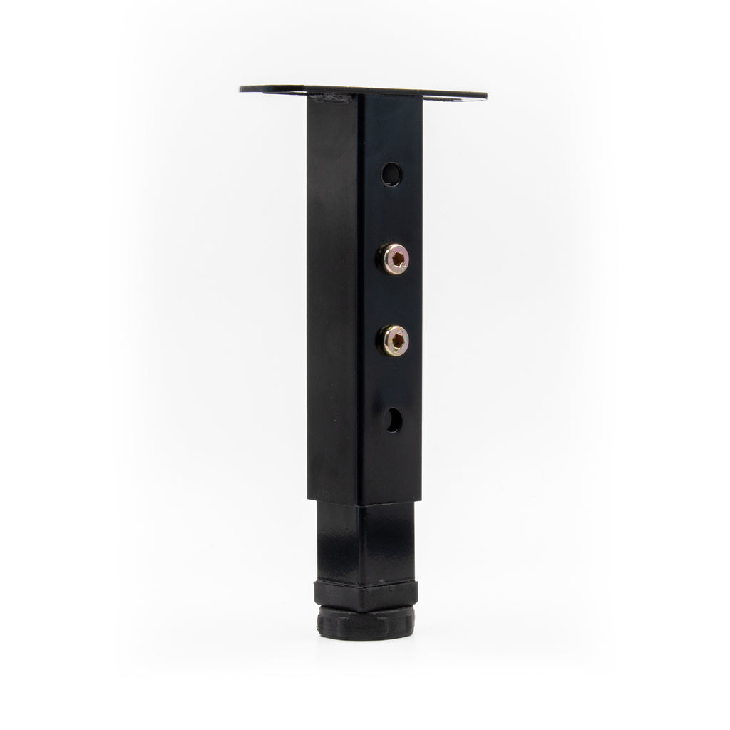 Pé Metálico em T com Altura Regulável 19–27,5 cm para Móveis, Estrados e Camas