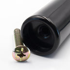 Pé Metálico de Apoio em I Regulável 15 cm Preto para Móveis, Estrados e Camas