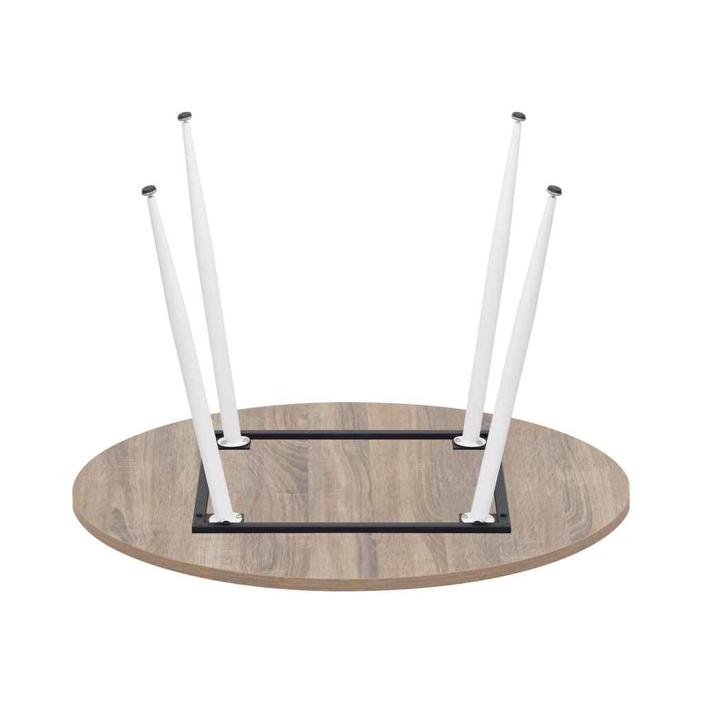 CORIN - Mesa de jantar com tampo de melamina