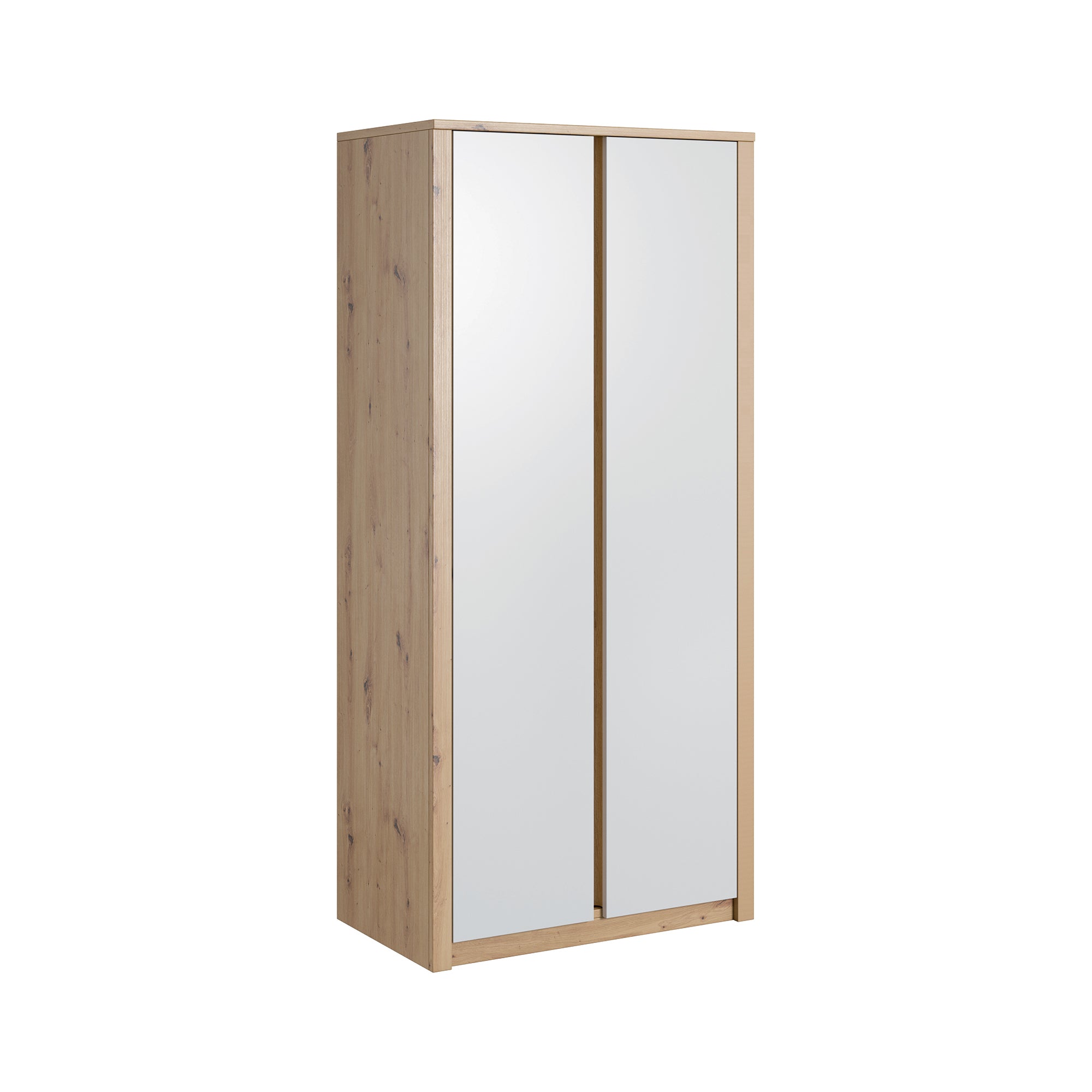 CANNES - Roupeiro em Carvalho – 2 ou 3 Portas | Branco ou Cinza