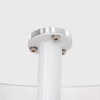 CORIN - Mesa de jantar com tampo de vidro