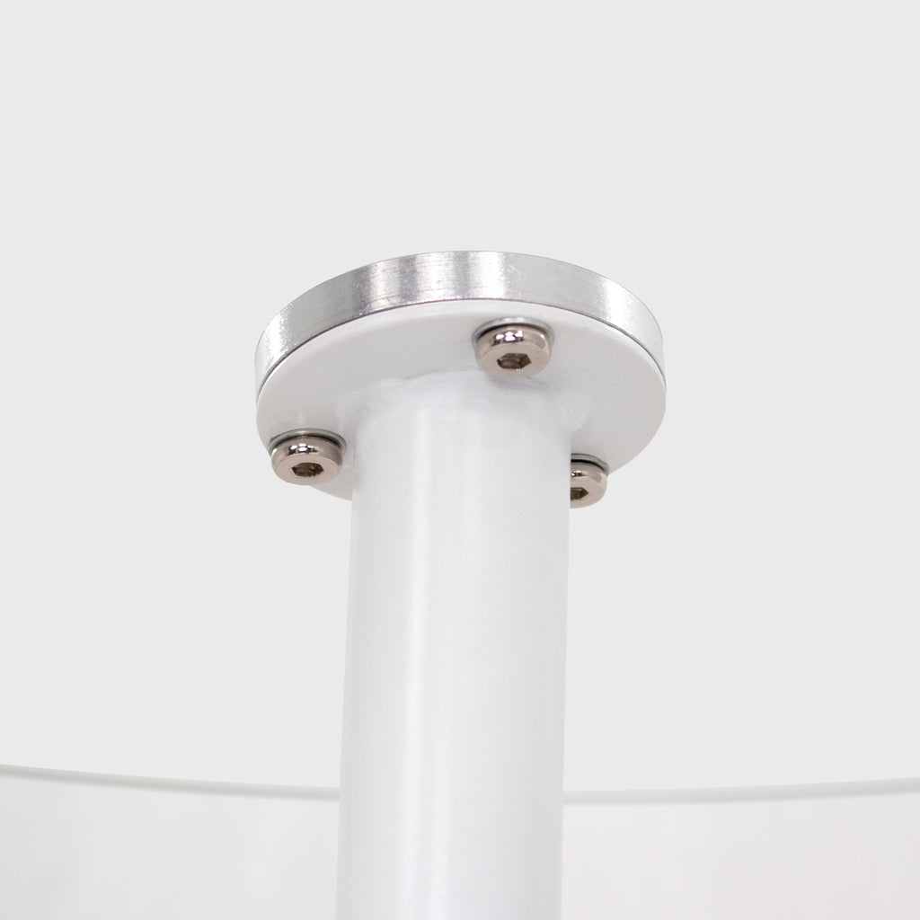 CORIN - Mesa de jantar com tampo de vidro