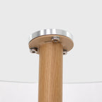 CORIN - Mesa de jantar com tampo de vidro