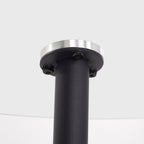 CORIN - Mesa de jantar com tampo de vidro