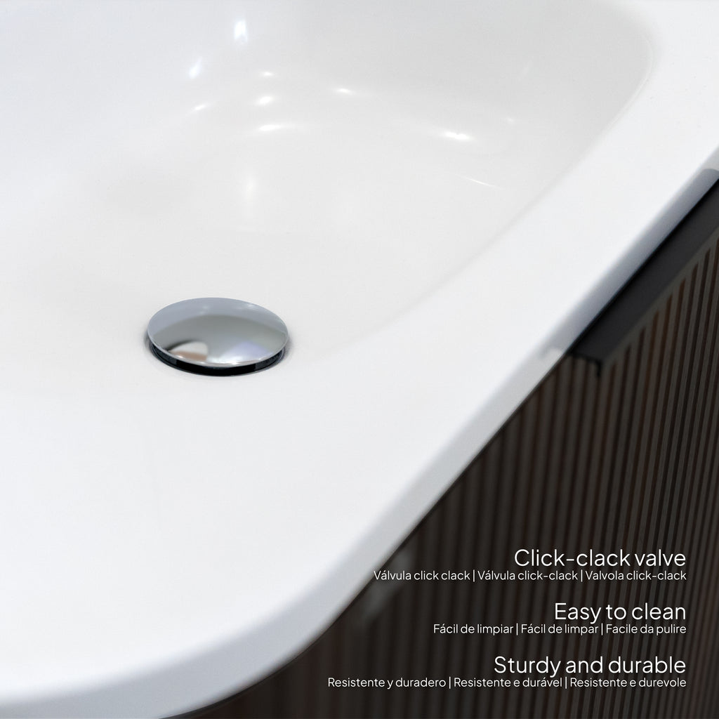 Maia Plus - Conjunto de Casa de Banho Suspenso - Disponível em 90 cm - Várias Cores