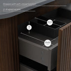 Maia Plus - Conjunto de Casa de Banho Suspenso - Disponível em 90 cm - Várias Cores