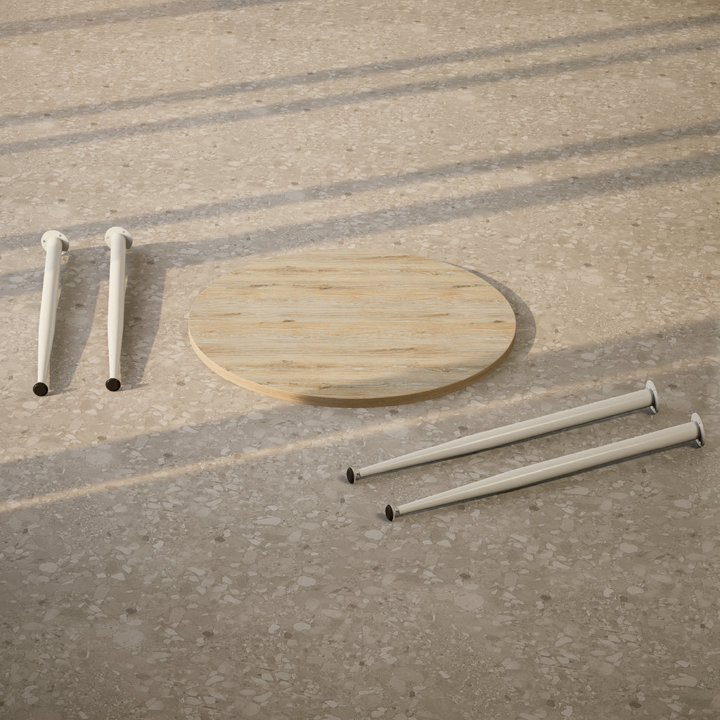 CORIN - Mesa de jantar com tampo de melamina