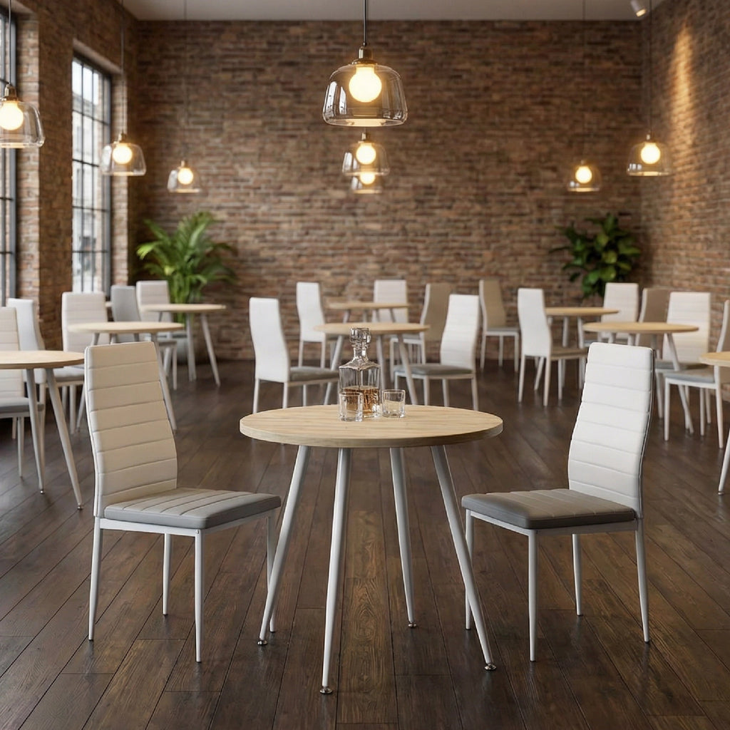 CORIN - Mesa de jantar com tampo de melamina