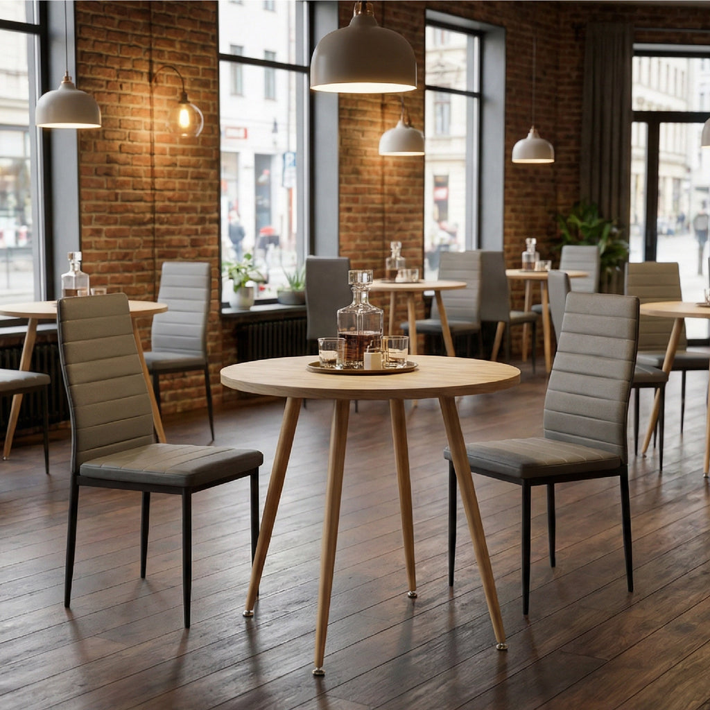 CORIN - Mesa de jantar com tampo de melamina