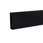 Perfil de compensação para painel de duche walk-in em aço inoxidável 304 preto mate