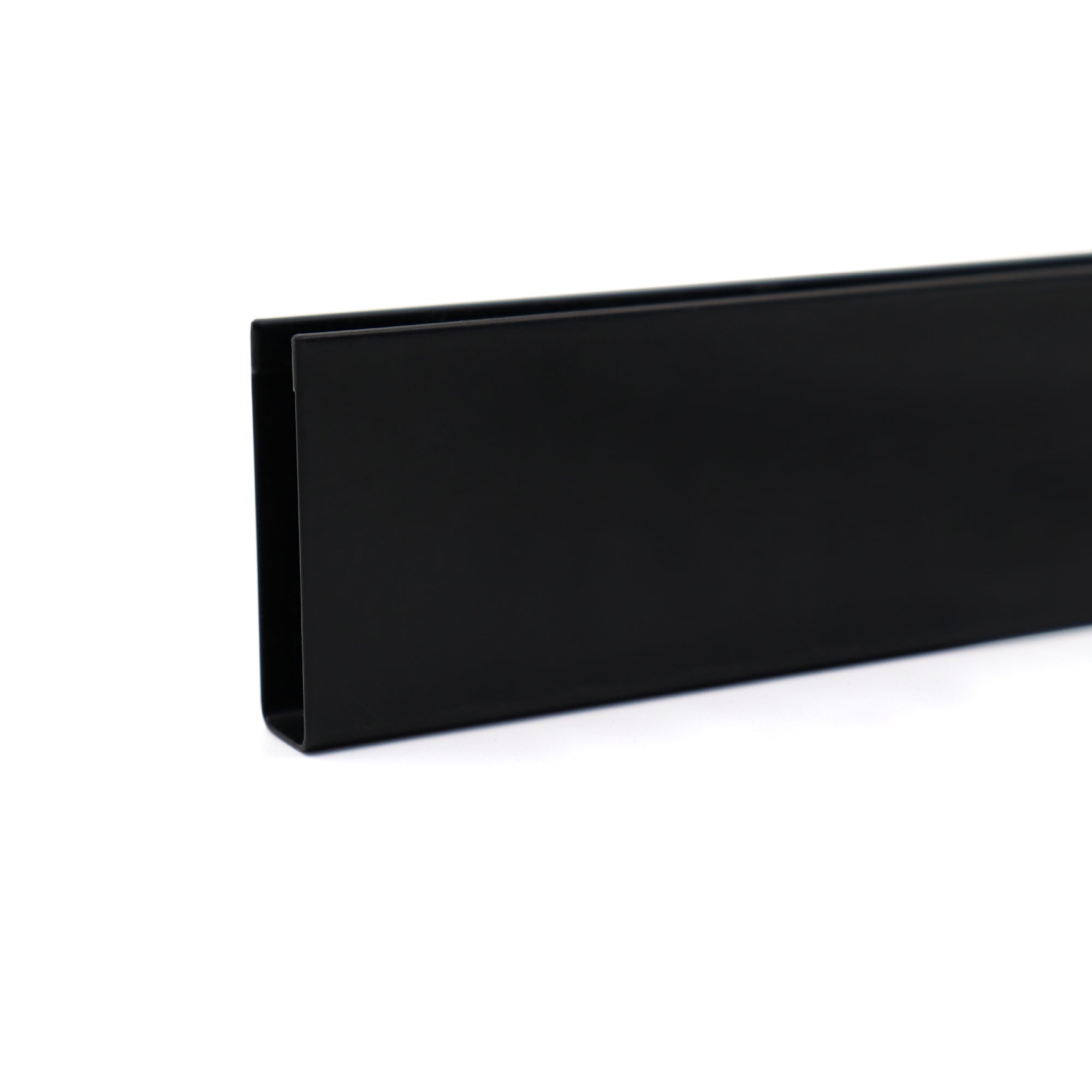 Perfil de compensação para painel de duche walk-in em aço inoxidável 304 preto mate