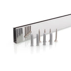 Perfil de compensação para painel de duche walk-in em aço inoxidável 304 inox 8K