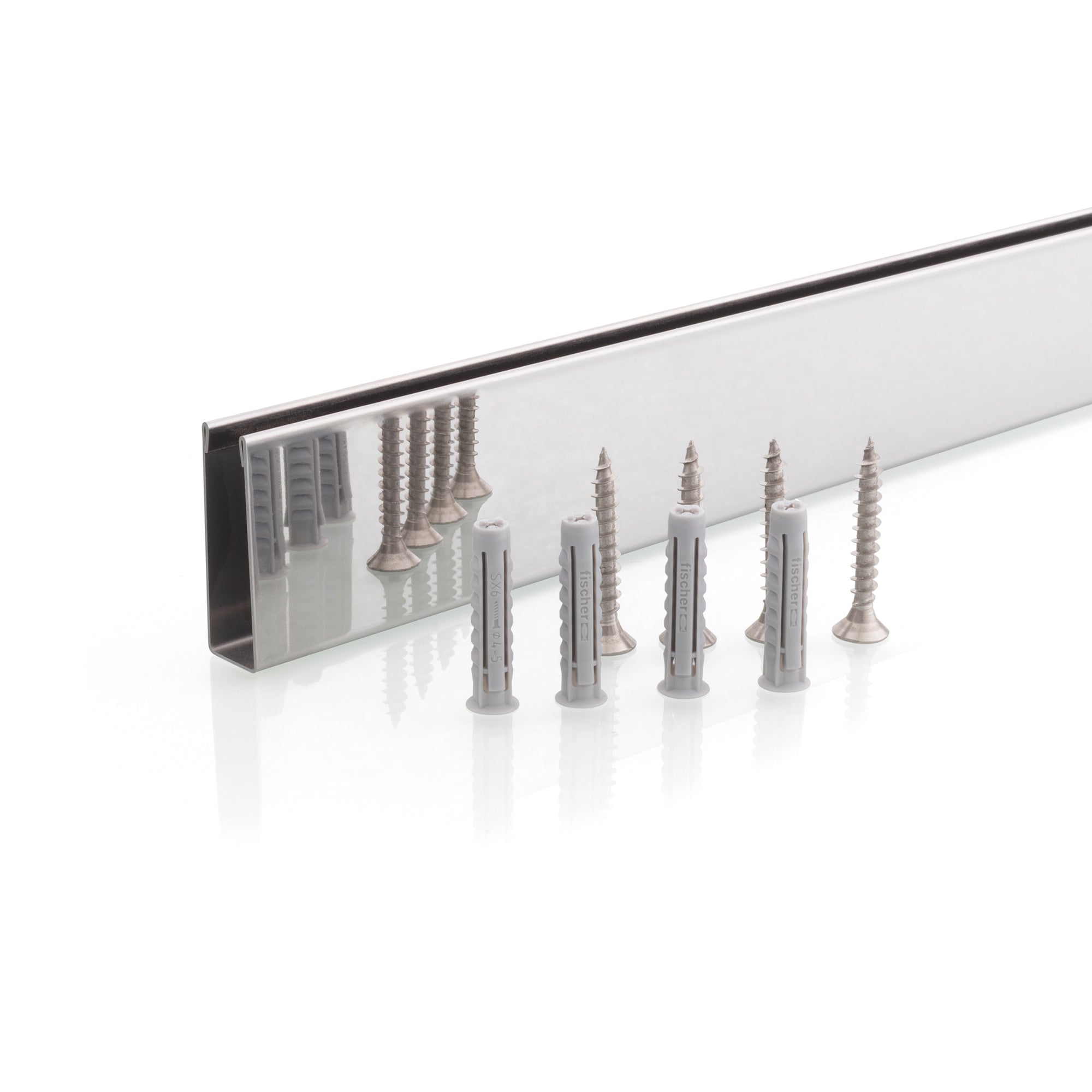 Perfil de compensação para painel de duche walk-in em aço inoxidável 304 inox 8K