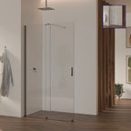NADINE - Painel de Duche Walk-In em Vidro Temperado 8mm com Perfil cromado
