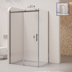 VIOLA - Cabine de duche com porta de correr em vidro temperado de 8mm com altura de 200cm