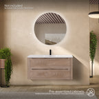 Vesta – Móvel de Lavatório Suspenso 100 cm com 2 Gavetas Soft-Close