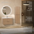 Tália – Móvel de Lavatório Suspenso com Gavetas Soft-Close | Vários Tamanhos e Cores