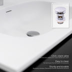 Dafne – Móvel de Lavatório Suspenso 120 cm em Preto Mate com Soft-Close