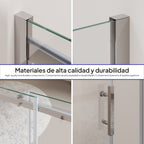 VIOLA - Cabine de duche com porta de correr em vidro temperado de 8mm com altura de 200cm