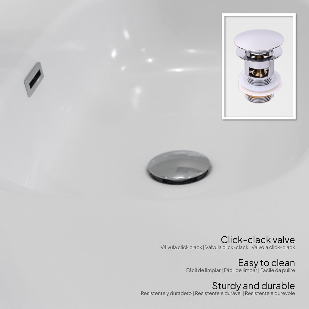 Maia Plus – Móvel de Lavatório Suspenso com Gavetas Soft-Close | 90 cm