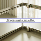 DORA - Cabine de duche com portas de correr em vidro temperado