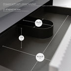 Tália – Móvel de Lavatório Suspenso com Gavetas Soft-Close | Vários Tamanhos e Cores