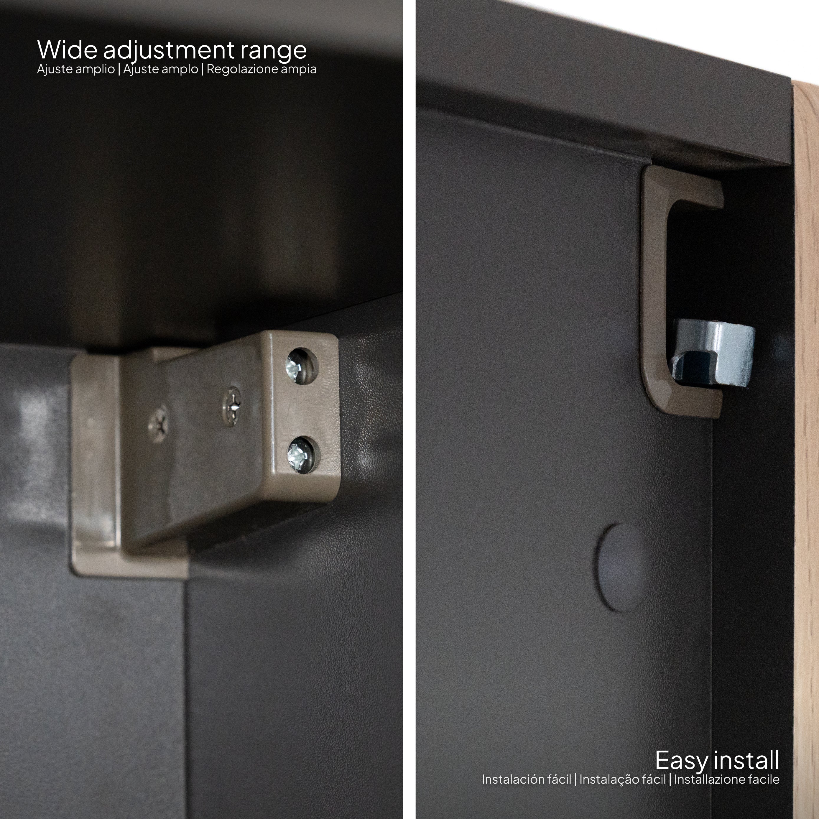 Tália – Móvel Lateral Suspenso com Porta Soft-Close | Várias Cores