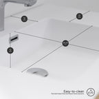 Hebe – Móvel de Lavatório Suspenso 90 cm Branco Mate/Carvalho com Soft-Close