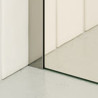 FIONA - Painel de Duche Walk-In com Painel Lateral Fixo 40 cm a 90º em Vidro Transparente 10mm com Perfil e Barra Estabilizadora Cromado