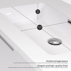 Tália – Móvel de Lavatório Suspenso com Gavetas Soft-Close | Vários Tamanhos e Cores