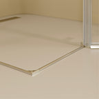 ALICE - Cabine de duche com portas articuladas em vidro temperado meio fosco