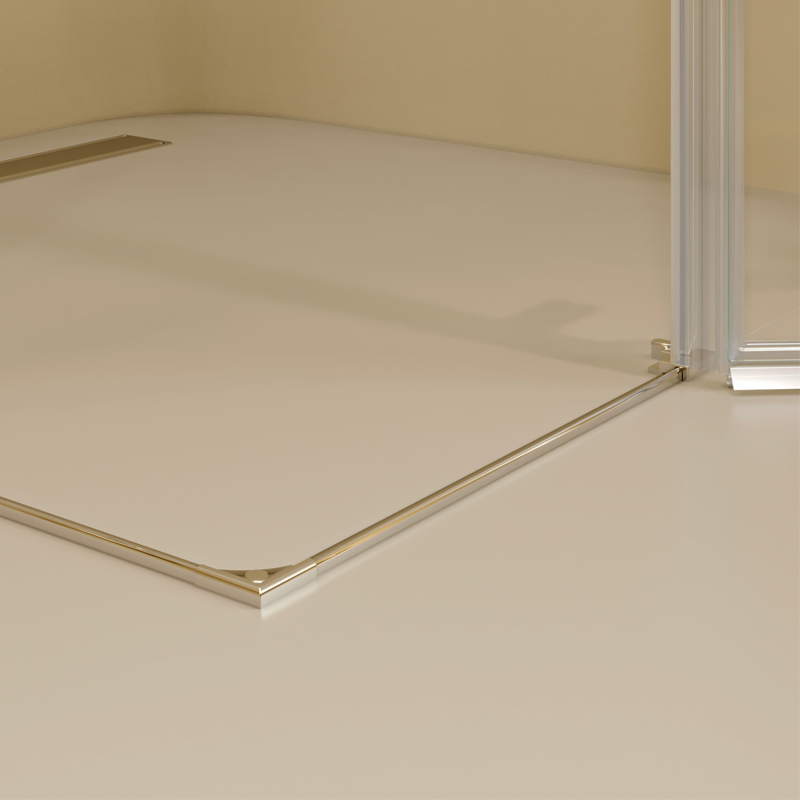 ALICE - Cabine de duche com portas articuladas em vidro temperado meio fosco