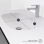 Dafne – Móvel de Lavatório Suspenso 120 cm em Preto Mate com Soft-Close