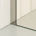 FIONA - Painel de Duche Walk-In em Vidro Meio Fosco 10mm com perfil e Barra Estabilizadora Cromado