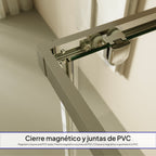 DORA - Cabine de duche com portas de correr em vidro temperado