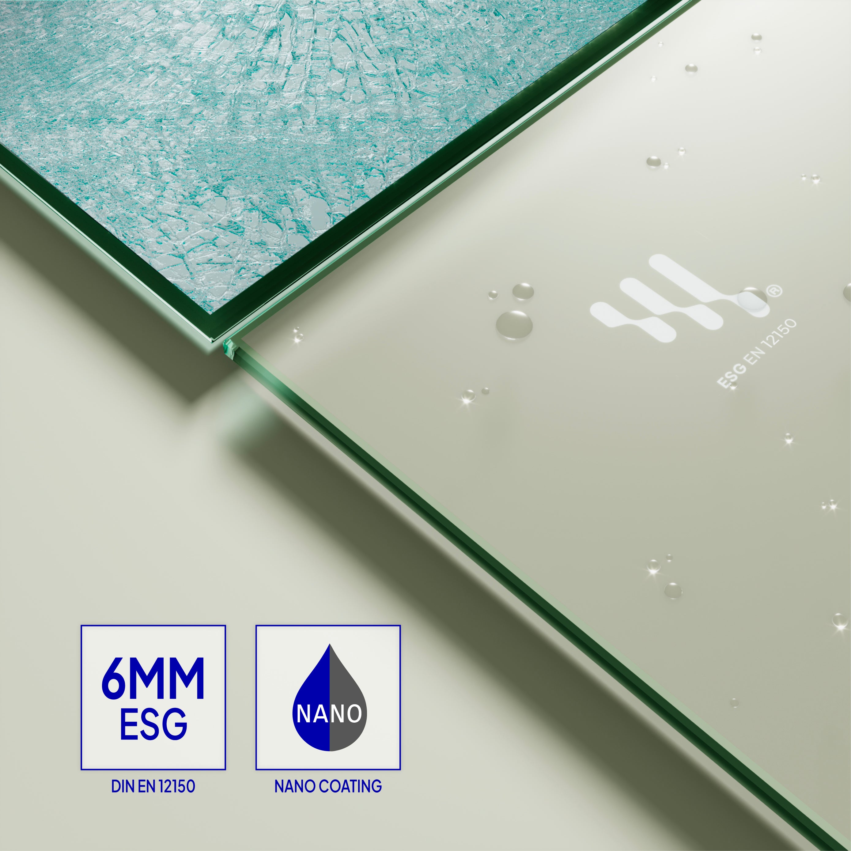 DIANA - Cabine de duche de entrada de canto com portas de correr em vidro fosco temperado