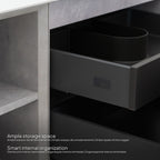 Indra – Móvel de Lavatório Duplo Suspenso Modular | 150 cm