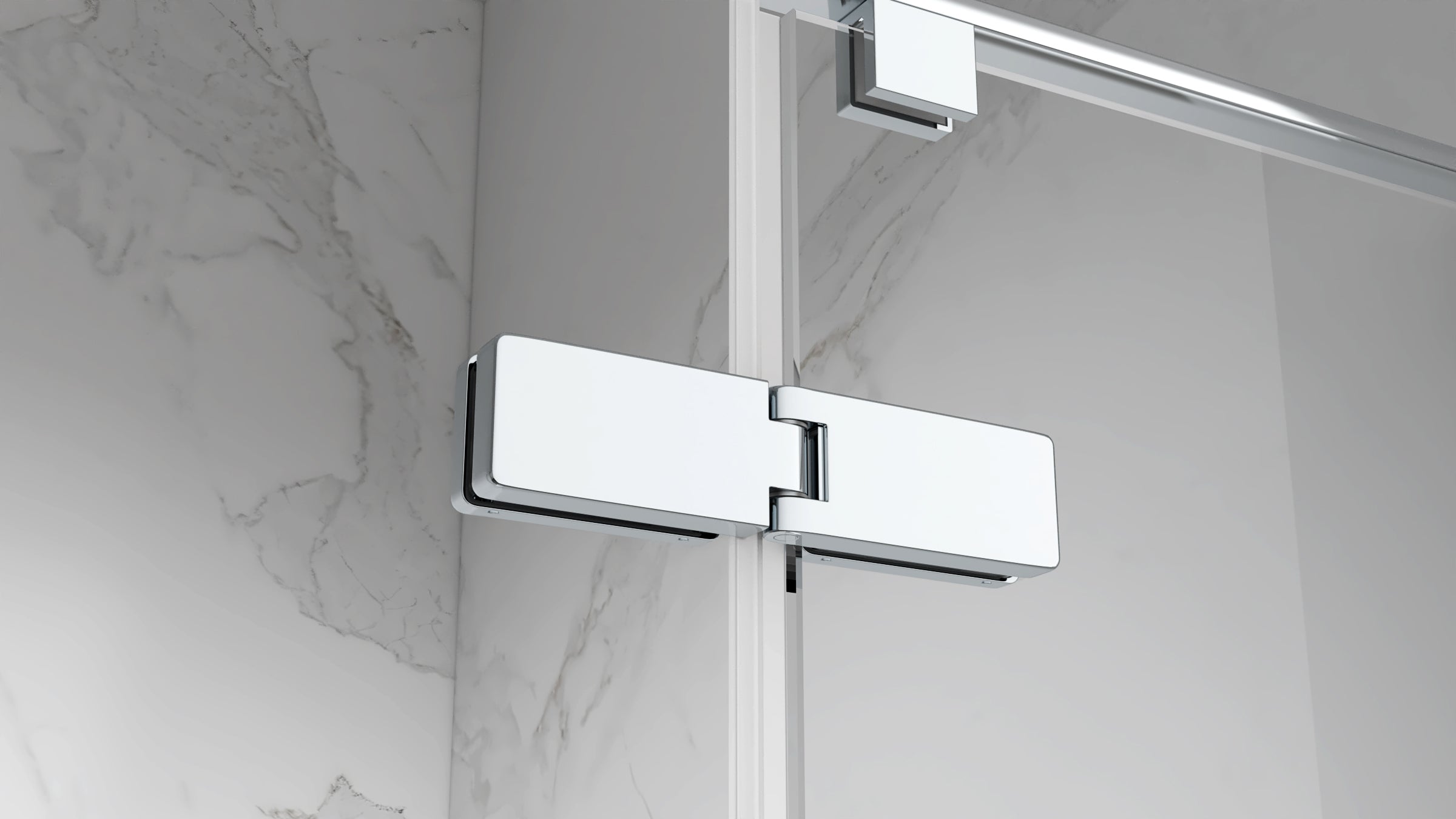 JAYLA - Cabine de duche reversível, portas de abrir, vidro6 mm e perfis cromados