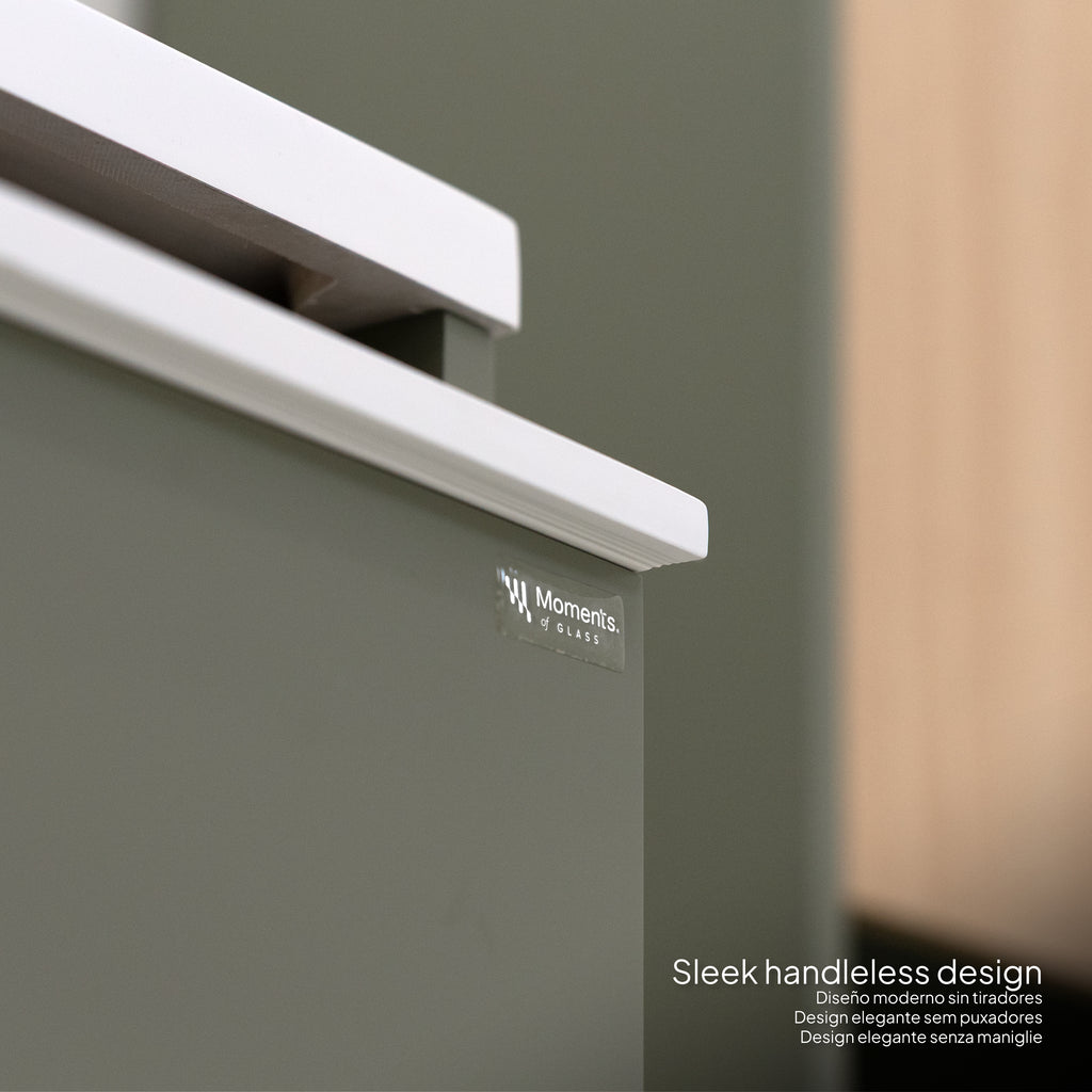 Nereia – Móvel de Lavatório Suspenso 120 cm com Gaveta Soft-Close