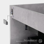 Indra – Móvel de Lavatório Duplo Suspenso Modular | 150 cm