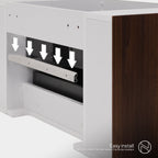 Maia Plus – Móvel de Lavatório Suspenso com Gavetas Soft-Close | 90 cm